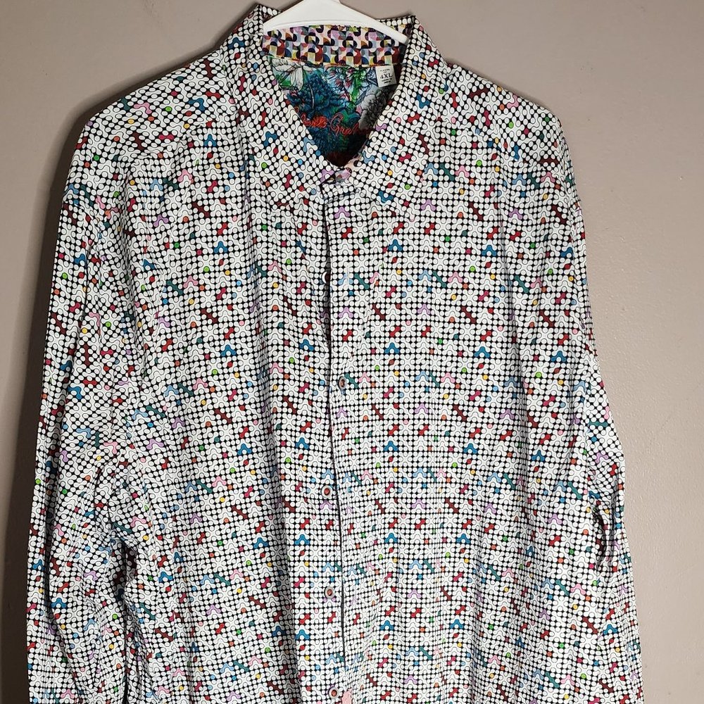 Robert Graham Geometric Print Shirt